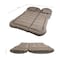 Wakeman Inflatable Mattress - Car Air Mattress for SUV/Tent with Aux Pump & 2 Pillows by Wakeman Gray 75-CMP1144 - alternate 4